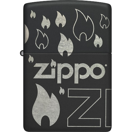 Zippo 2024 Zippo Zippo Design, Black Matte ZIP-48908